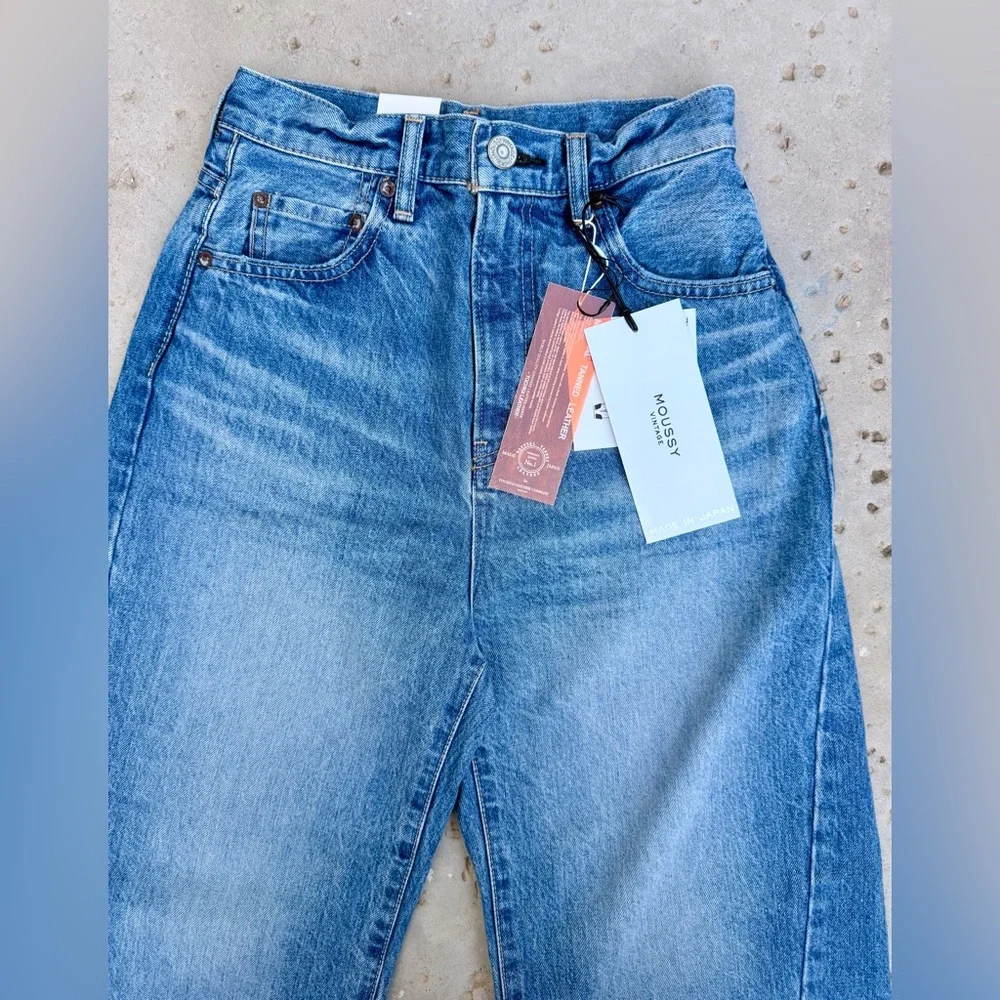 Moussy Vintage NEW with tags Women's Cloverhill Round Jeans. Size 24 - Picture 7 of 15